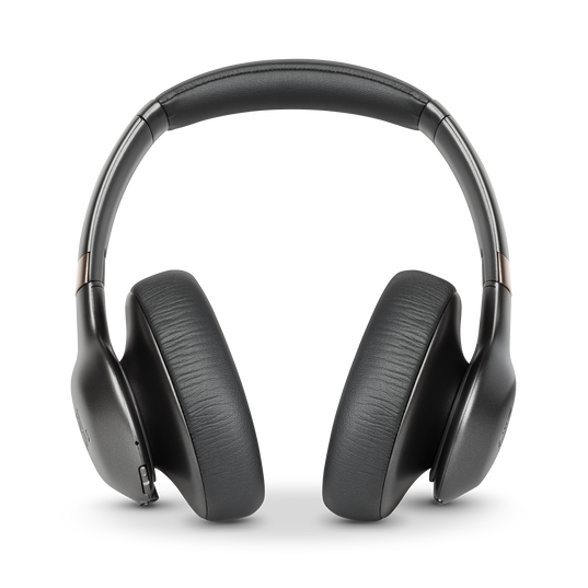 JBL EVEREST&trade; ELITE 750NC - Gun Metal - Wireless Over-Ear Adaptive Noise Cancelling headphones - Front